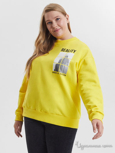 Свитшот BARMARISKA, цвет желтый
