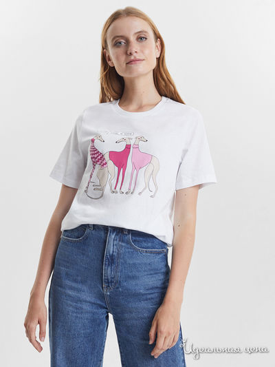 Футболка BARMARISKA, цвет белый