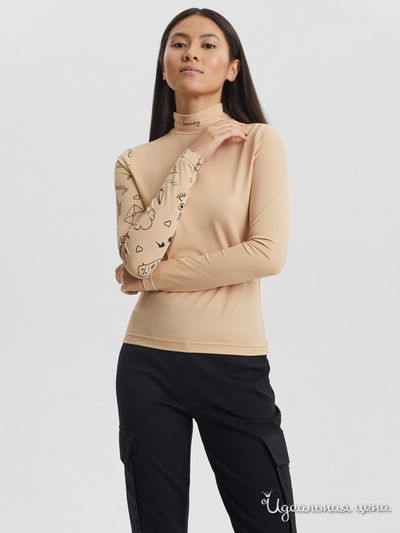 Водолазка BARMARISKA, цвет бежевый