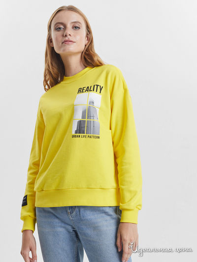 Свитшот BARMARISKA, цвет желтый