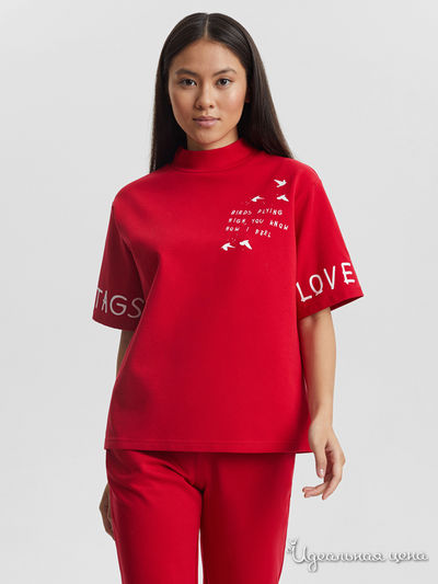 Топ BARMARISKA, цвет красный