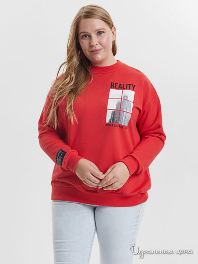Свитшот BARMARISKA, цвет красный
