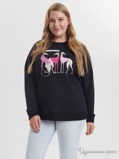 Свитшот BARMARISKA, цвет черный