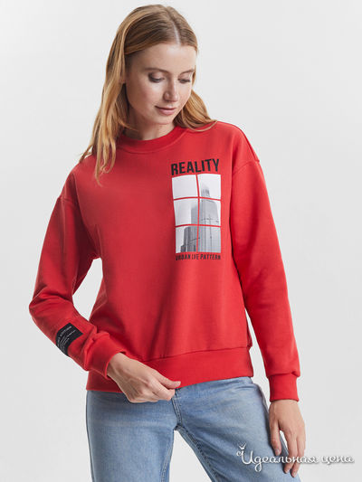 Свитшот BARMARISKA, цвет красный