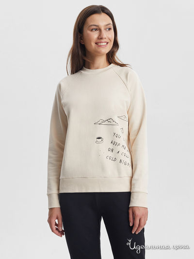 Свитшот BARMARISKA, цвет бежевый