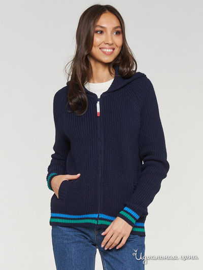 Жакет VAY, цвет темно-синий, зеленый