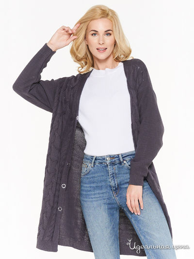 Кардиган VAY, цвет темно-серый
