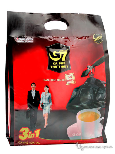 Кофе растворимый 3 in 1, 50 саше, G7, цвет черный