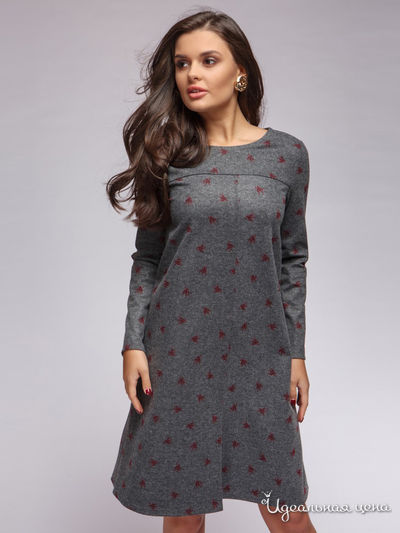 Платье 1001 DRESS, цвет серый