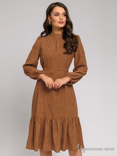 Платье 1001 DRESS, цвет коричневый
