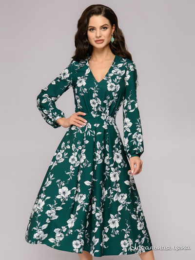Платье 1001 DRESS, цвет зеленый