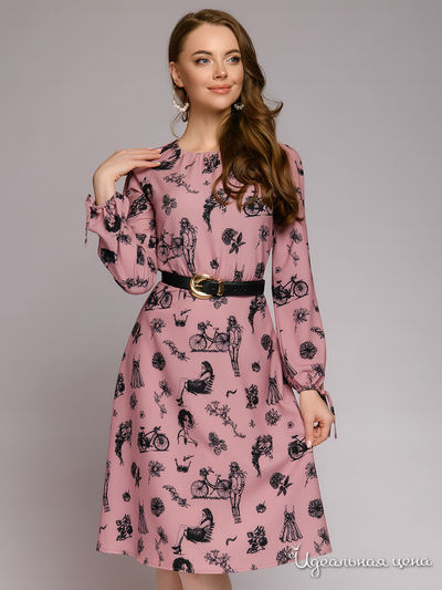 Платье 1001 DRESS, цвет светло-розовый