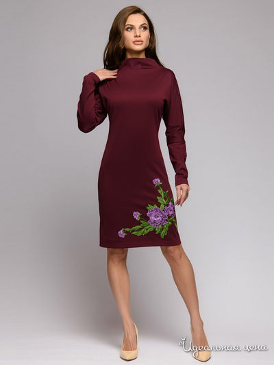Платье 1001 DRESS, цвет бордовый