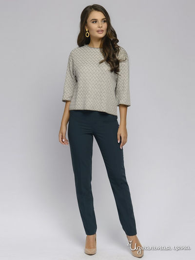 Брюки 1001 DRESS, цвет зеленый