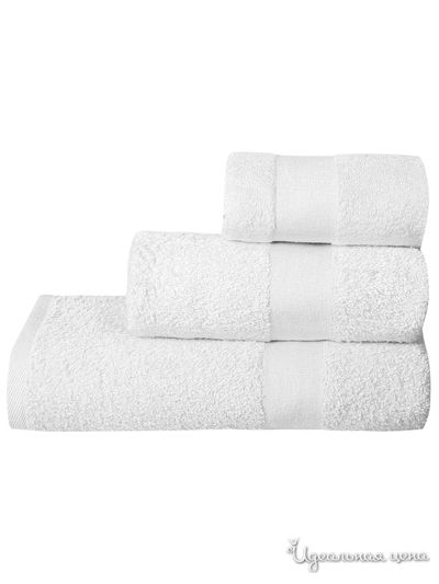 Полотенце, 50*90 см Happy cotton, цвет белый