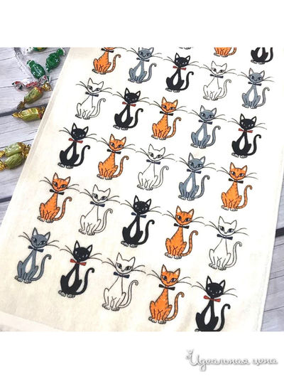 Полотенце кухонное, 40*60 см AKIPEK, цвет мультиколор