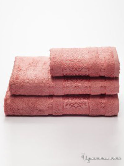Полотенце, 70*140 см Maxstyle, цвет персиковый