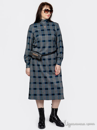 Платье Svesta, цвет синий, серый