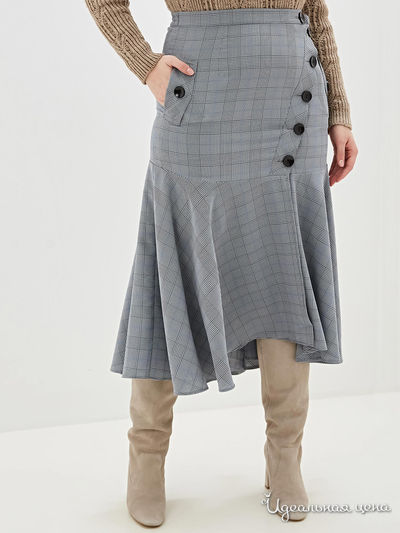 Юбка Svesta, цвет черный, серый