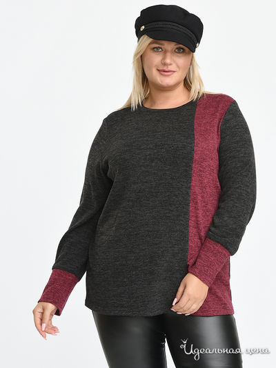Джемпер Svesta, цвет черный, бордовый