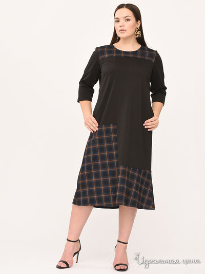 Платье Svesta, цвет черный, синий