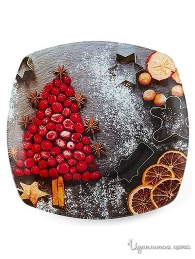 Блюдо сервировочное квадратное, 25x25x2,5 см Walmer