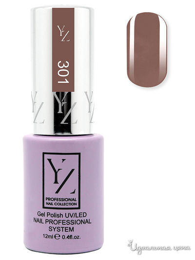 Гель-лак для ногтей, кофе с молоком, YZ (Иллозур), цвет бежевый