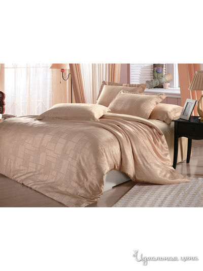 Комплект постельного белья, 2-спальный Maxstyle, цвет бежевый