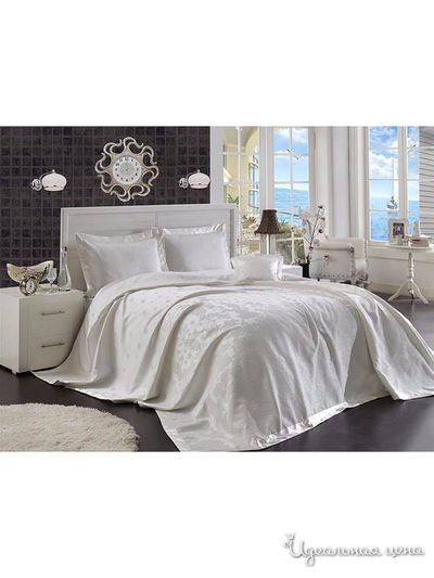 Комплект: покрывало 240*260 см, наволочки 3 шт FIRST CHOICE, цвет кремовый