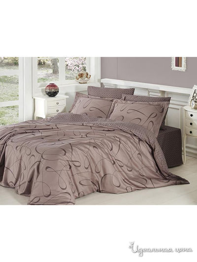 Комплект постельного белья, 1,5-спальный First Choice, цвет коричневый