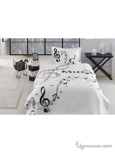 Комплект: покрывало 180*240 см, наволочка 1 шт FIRST CHOICE, цвет белый