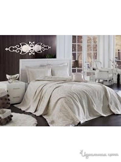 Комплект: покрывало 240*260 см, наволочки 3 шт First Choice, цвет бежевый