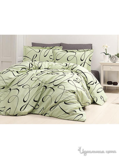 Комплект постельного белья, Семейный First Choice, цвет фисташковый