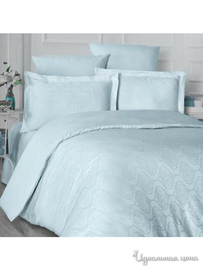 Комплект постельного белья, Семейный Maxstyle, цвет ментоловый