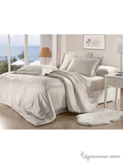 Комплект постельного белья, 2-спальный Maxstyle, цвет серый