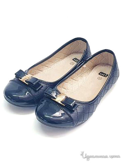 Туфли Let's, цвет темно-синий