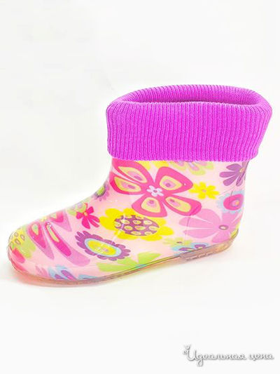 Сапоги резиновые БРИС, цвет сиреневый