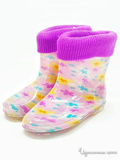 Сапоги резиновые БРИС, цвет сиреневый