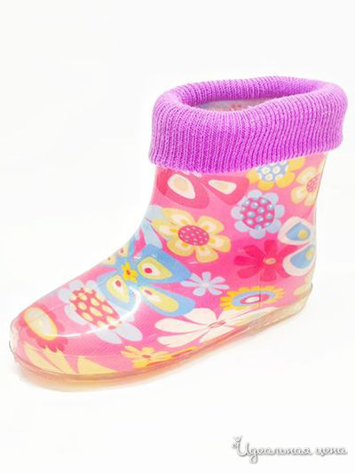 Сапоги резиновые БРИС, цвет розовый