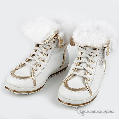 Ботинки Ice Ice для девочки, цвет белый