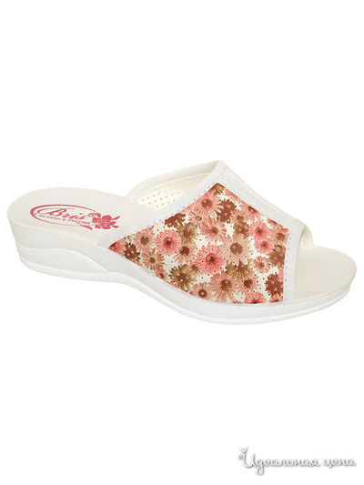 Шлепанцы БРИС, цвет молочный