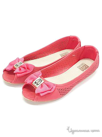 Балетки Let's, цвет коралловый