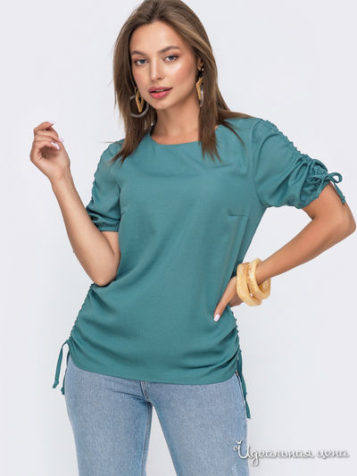 Блуза Dressa, цвет бирюзовый