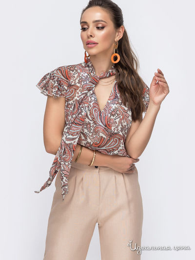 Блуза Dressa, цвет оранжевый