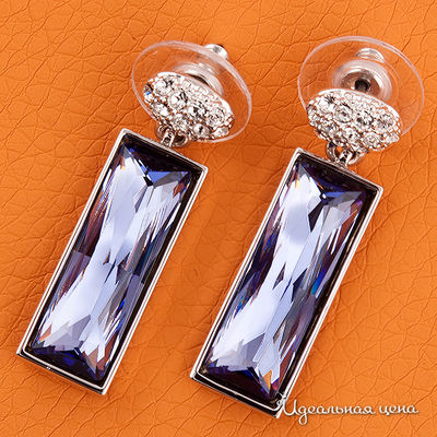 Серьги Crocus, цвет цвет фиолетовый