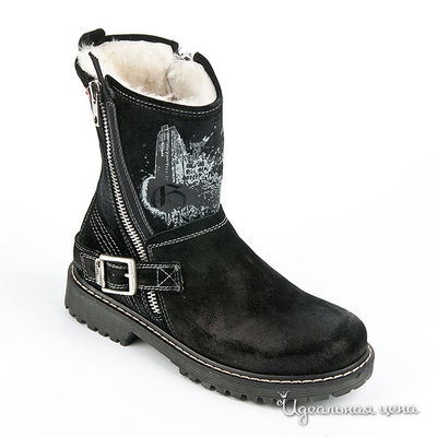 Полусапоги John Galliano, цвет цвет черный