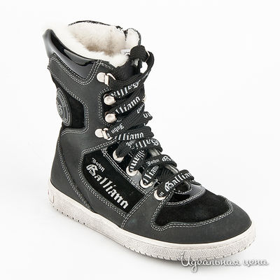 Ботинки John Galliano, цвет цвет черный