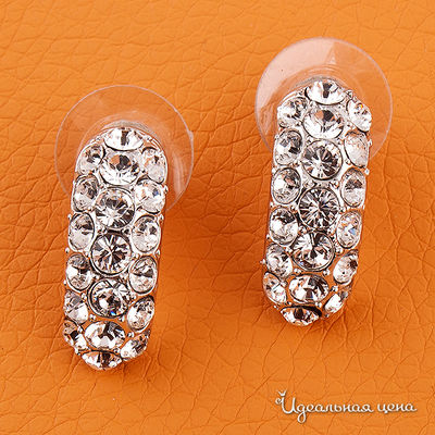 Серьги Crocus, цвет цвет белый