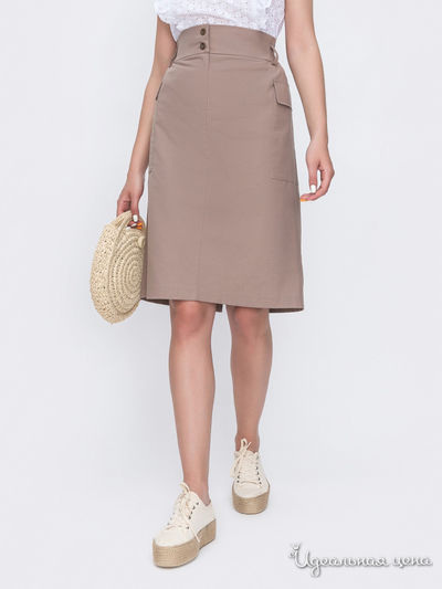 Юбка Dressa, цвет бежевый