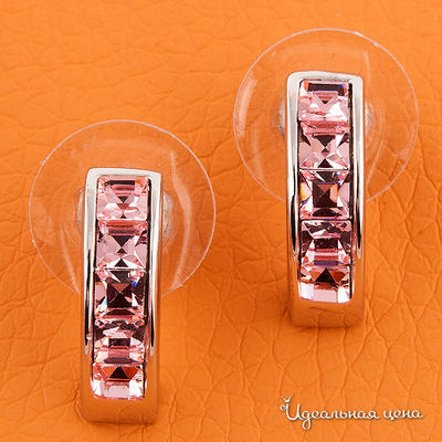 Серьги Crocus, цвет цвет розовый